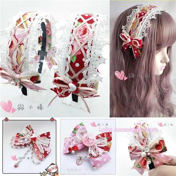 party masks lolita soft girl sweet kawaii princess hairpin cosplay red pink lovely hair ornament lace kc bow love strawberry headband
party masks lolita soft girl sweet kawaii princess hairpin cosplay red pink lovely hair ornament lace kc bow love strawberry headband