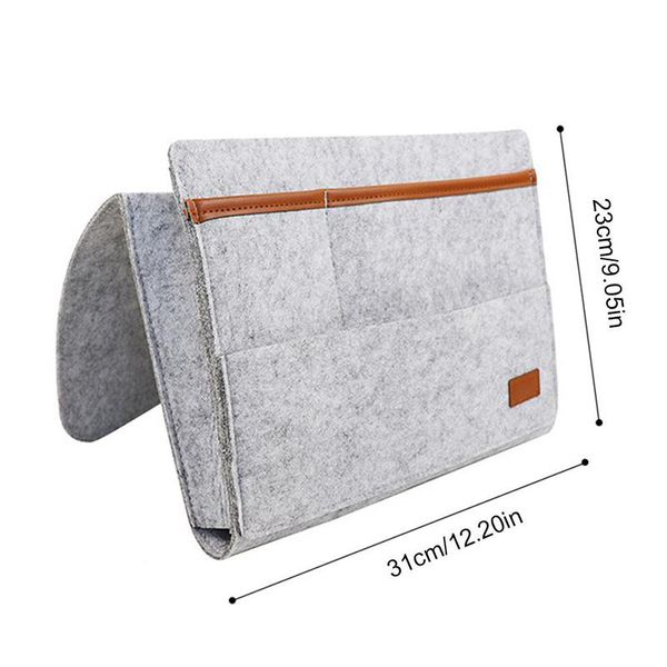 bedside storage bag felt hanging organizer with inner pockets for bedroom dorm ac889 boxes & bins
bedside storage bag felt hanging organizer with inner pockets for bedroom dorm ac889 boxes & bins