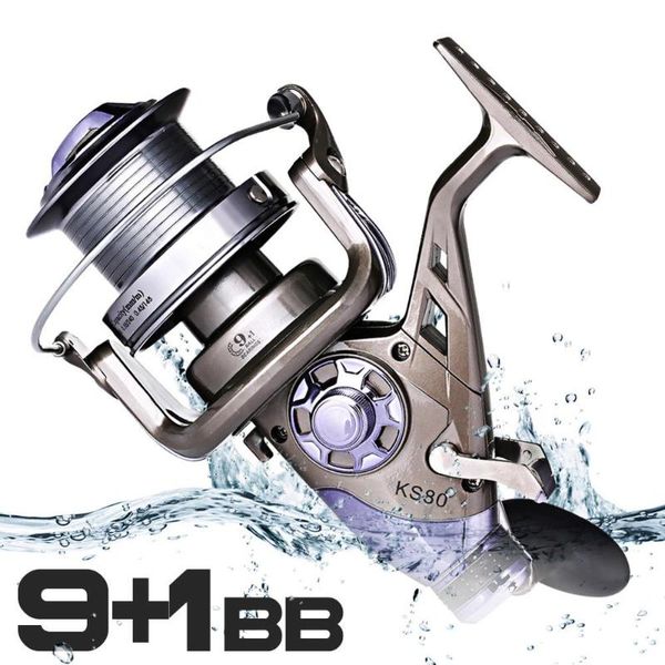 sougayilang carp fishing reel cnc metal spool double brake spinning for feeder tackle baitcasting reels 
sougayilang carp fishing reel cnc metal spool double brake spinning for feeder tackle baitcasting reels