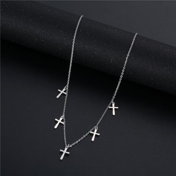 pendant necklaces classic stainless steel simple jesus cross pendants cool clavicle chain necklace for women year gift, Silver
pendant necklaces classic stainless steel simple jesus cross pendants cool clavicle chain necklace for women year gift, Silver