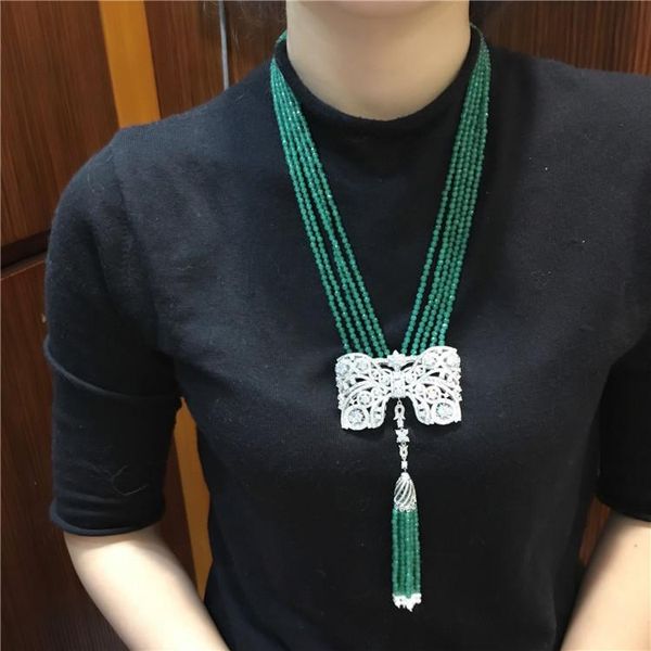 chains natural 5strands 4mm faceted stone micro inlay zircon accessories tassel pendantnecklace 55-65cm, Silver
chains natural 5strands 4mm faceted stone micro inlay zircon accessories tassel pendantnecklace 55-65cm, Silver
