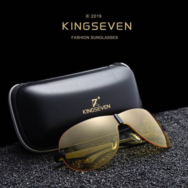 sunglasses kingseven aluminum magnesium polarized night vision men driver mirror sun glasses big fishing female eyewear for, White;black
sunglasses kingseven aluminum magnesium polarized night vision men driver mirror sun glasses big fishing female eyewear for, White;black