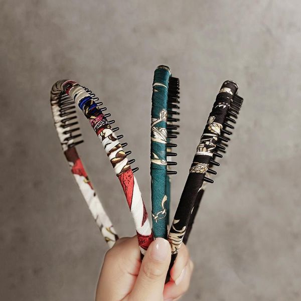 hair accessories fashion floral cloth wrap plastic non-slip hoop bezel with teeth headband for female headwear hairband
hair accessories fashion floral cloth wrap plastic non-slip hoop bezel with teeth headband for female headwear hairband