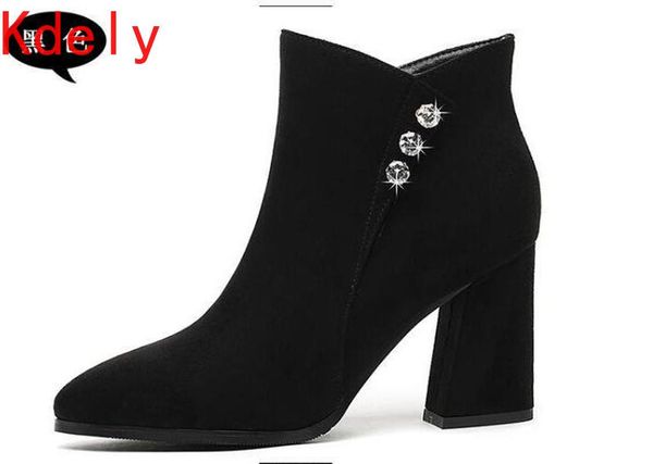 boots winter women ankle bling high heels shoes seude fashion comfort shoe woman pumps zipper thin plush party wedding autumn 8hql, Black
boots winter women ankle bling high heels shoes seude fashion comfort shoe woman pumps zipper thin plush party wedding autumn 8hql, Black