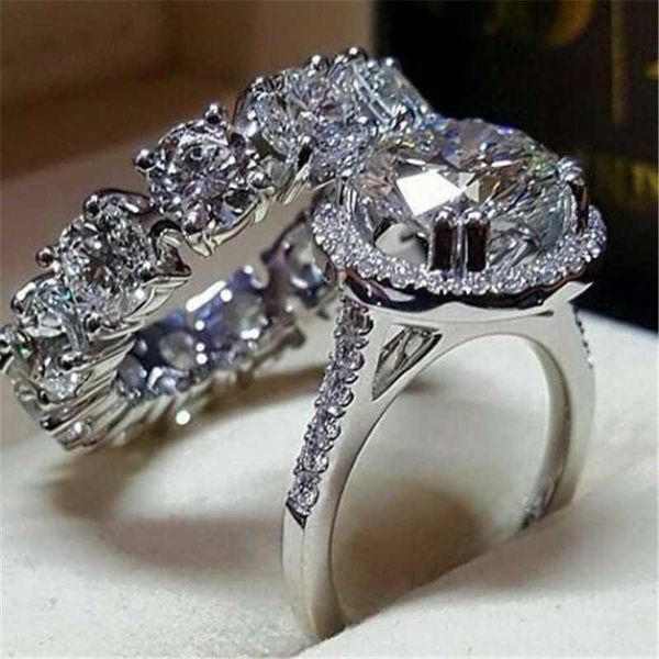wedding rings 2pcs/set size 6-10 women white ring engagement silver color, Slivery;golden
wedding rings 2pcs/set size 6-10 women white ring engagement silver color, Slivery;golden