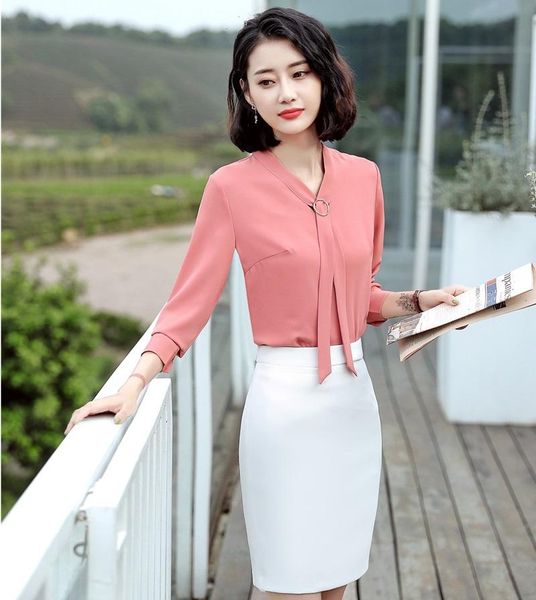 women's suits & blazers novelty orange long sleeve spring fall formal business with 2 piece and skirt ladies office blouses shirts set, White;black
women's suits & blazers novelty orange long sleeve spring fall formal business with 2 piece and skirt ladies office blouses shirts set, White;black
