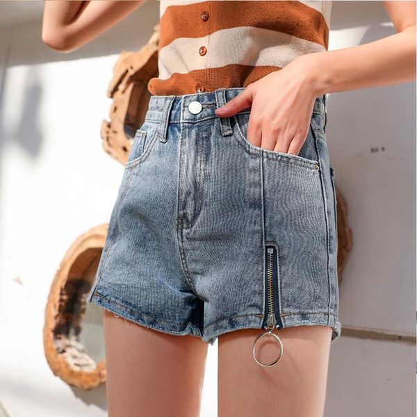 women's shorts women pants 2021 summer high waist korean version of the wild denim lady, White;black
women's shorts women pants 2021 summer high waist korean version of the wild denim lady, White;black