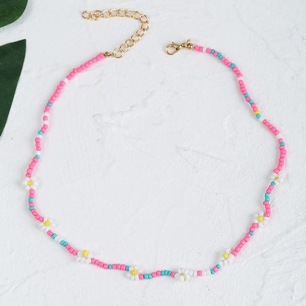 chains korean style ladies trendy pink glass beads chain necklaces for women cute white beaded flower handmade necklace party jewelry, Silver
chains korean style ladies trendy pink glass beads chain necklaces for women cute white beaded flower handmade necklace party jewelry, Silver
