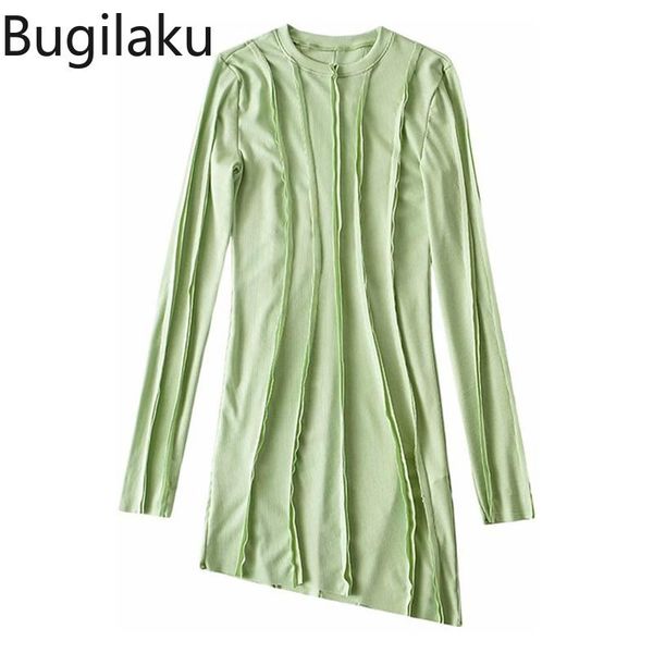 casual dresses bugilaku arrival irregular bodycon dress women o neck long sleeve slim fit vintage solid color korean streetwear, Black;gray
casual dresses bugilaku arrival irregular bodycon dress women o neck long sleeve slim fit vintage solid color korean streetwear, Black;gray