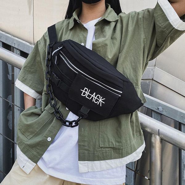 waist bag large capacity fanny pack hip hop streetwear crossbody banana bags outdoor reflective woman chain belt
waist bag large capacity fanny pack hip hop streetwear crossbody banana bags outdoor reflective woman chain belt