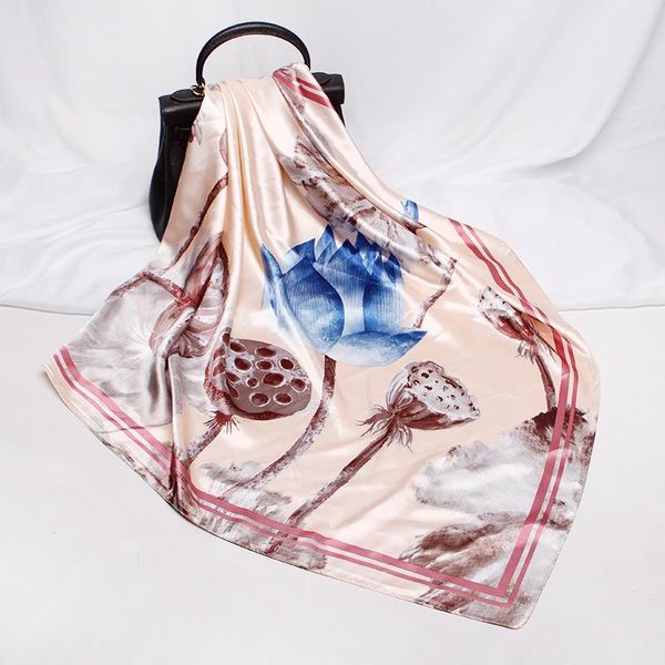 scarves armorhero 90cm lotus ink painting scarf shawl women girls headband kerchief spring summer bandana fashion square neck, Blue;gray
scarves armorhero 90cm lotus ink painting scarf shawl women girls headband kerchief spring summer bandana fashion square neck, Blue;gray