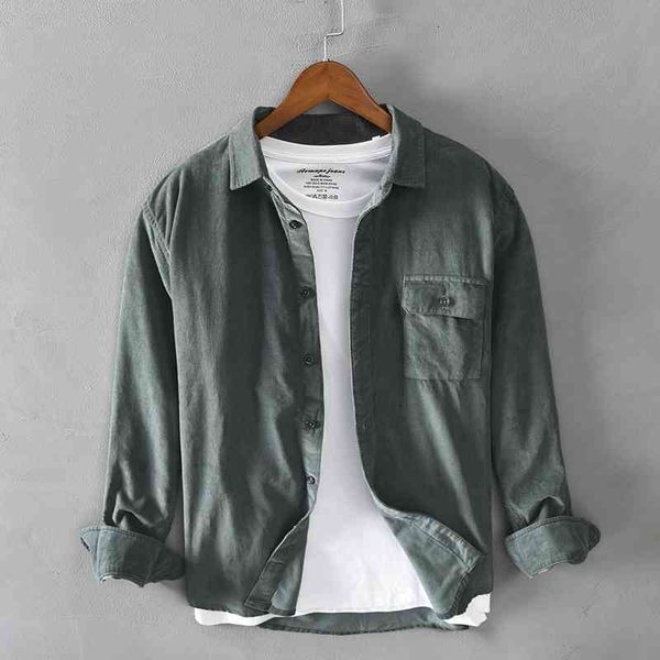 men's casual shirts ly designer fashion men multi colors long sleeve cotton corduroy shirt camisas hombre 232d, White;black
men's casual shirts ly designer fashion men multi colors long sleeve cotton corduroy shirt camisas hombre 232d, White;black