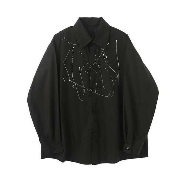 brand design autumn men cotton shirts graffiti dark loose oversize male owen yohji japan korean style clothes streetwear men's casual, White;black
brand design autumn men cotton shirts graffiti dark loose oversize male owen yohji japan korean style clothes streetwear men's casual, White;black