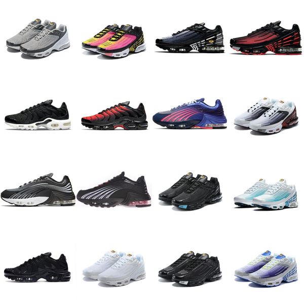 2022 tn plus 3 running shoes mesh mens trainers chaussures black tns laser blue bred hyper violet triple silver red smoke grey outdoor sport
2022 tn plus 3 running shoes mesh mens trainers chaussures black tns laser blue bred hyper violet triple silver red smoke grey outdoor sport