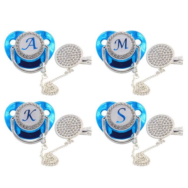 pacifiers# name initial letter baby pacifier clips lids blue luxury born bpa silicone holder teether shower gifts
pacifiers# name initial letter baby pacifier clips lids blue luxury born bpa silicone holder teether shower gifts