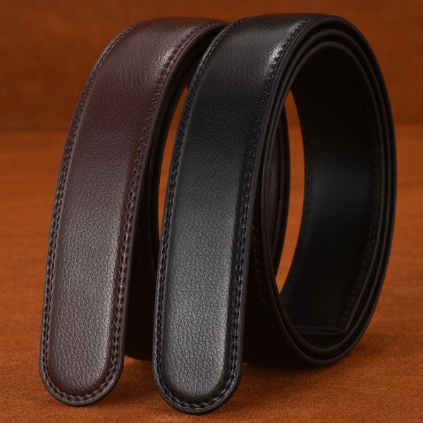 belts men's belt without head leather body buckle automatic cowhide trouser trend, Black;brown
belts men's belt without head leather body buckle automatic cowhide trouser trend, Black;brown