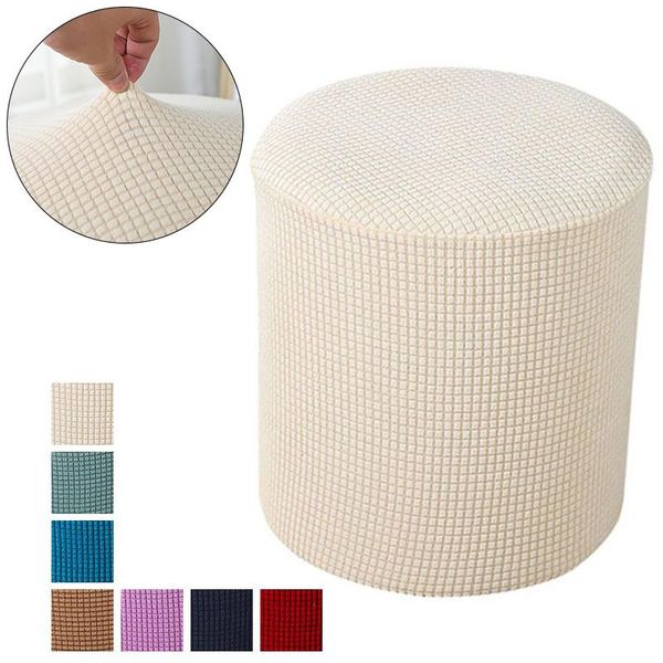 round stretch footrest cover elastic ottoman spandex stool slipcover footstool protector for home banquet chair covers
round stretch footrest cover elastic ottoman spandex stool slipcover footstool protector for home banquet chair covers