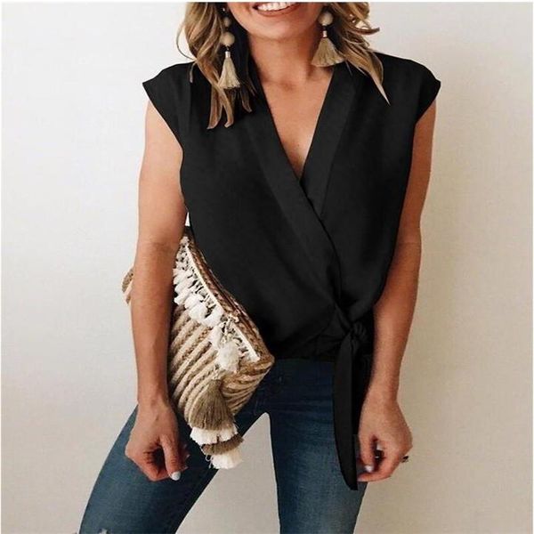 women's blouses & shirts large size blouse shirt women 2021 female solid color chiffon casual sleeveless loose clothing, White
women's blouses & shirts large size blouse shirt women 2021 female solid color chiffon casual sleeveless loose clothing, White