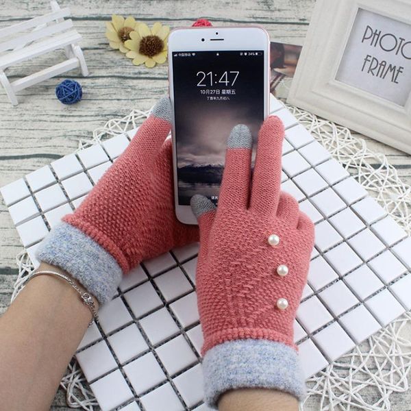 sports gloves fashion solid woolen knitted warm winter for men and women touch screen mittens thick cycling driving, Black
sports gloves fashion solid woolen knitted warm winter for men and women touch screen mittens thick cycling driving, Black