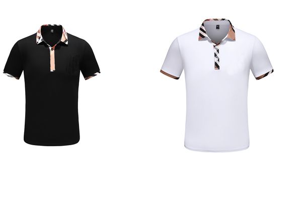 2022 fashion luxury summer men designer polo t-shirts lapel with short sleeves embroidery logo 100% cotton black white clours shirt, White;black
2022 fashion luxury summer men designer polo t-shirts lapel with short sleeves embroidery logo 100% cotton black white clours shirt, White;black