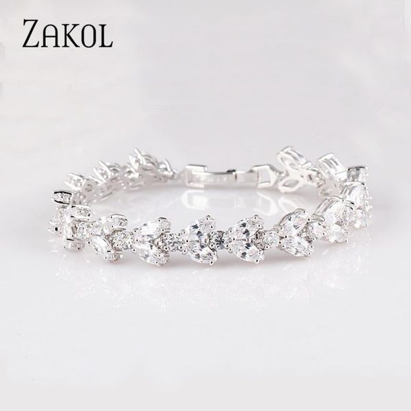 beaded, strands zakol four-color colorful water drop leaves cubic zirconia bracelets for women luxury strand bracelet party jewelry zbl011, Black
beaded, strands zakol four-color colorful water drop leaves cubic zirconia bracelets for women luxury strand bracelet party jewelry zbl011, Black