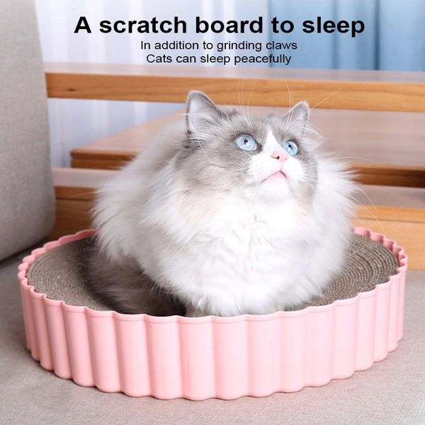 s/l reusable pet cat scratcher round board dismantle grinding claw plate nip climbing frame scraper mat pad toy toys
s/l reusable pet cat scratcher round board dismantle grinding claw plate nip climbing frame scraper mat pad toy toys