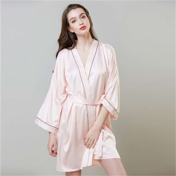 bathrobe pajamas ladies spring and summer long sleeve large silk home bathrobe bridesmaid morning gown
bathrobe pajamas ladies spring and summer long sleeve large silk home bathrobe bridesmaid morning gown