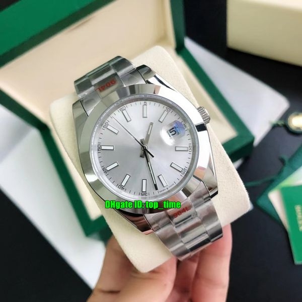 83 styles watches gdf 904l 116300 41mm miyota 8215 automatic mens watch sapphire mirror silver dial stainless steel bracelet gents sports wr, Slivery;brown
83 styles watches gdf 904l 116300 41mm miyota 8215 automatic mens watch sapphire mirror silver dial stainless steel bracelet gents sports wr, Slivery;brown