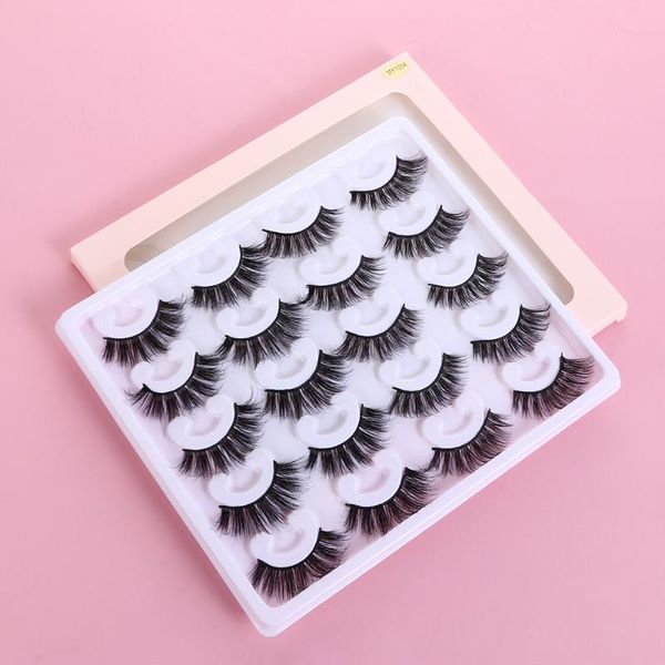 false eyelashes 8/10 pairs 8d mink hair 15mm-25mm fluffy messy extension long natural lashes handmade eye extesion makeup tools
false eyelashes 8/10 pairs 8d mink hair 15mm-25mm fluffy messy extension long natural lashes handmade eye extesion makeup tools
