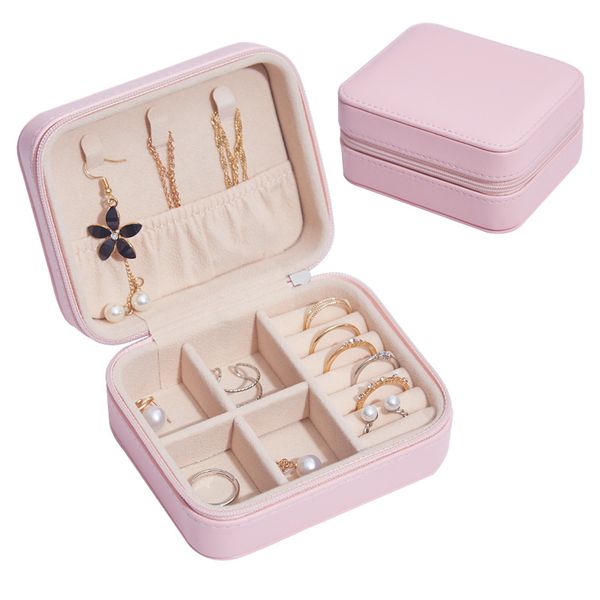waterproof leather candy color portable small exquisite earrings earrings ring necklace jewelry storage box, Black;white
waterproof leather candy color portable small exquisite earrings earrings ring necklace jewelry storage box, Black;white