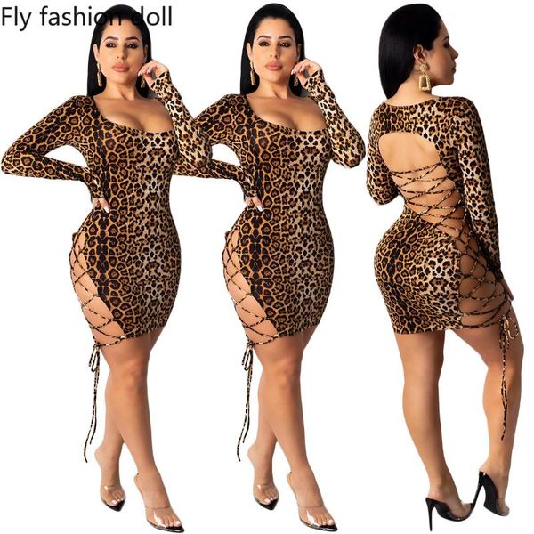 casual dresses yy5145 bodycon party women long sleeve bandage leopard print autumn hollow out sheath mini dress vestidos robe femme, Black;gray
casual dresses yy5145 bodycon party women long sleeve bandage leopard print autumn hollow out sheath mini dress vestidos robe femme, Black;gray