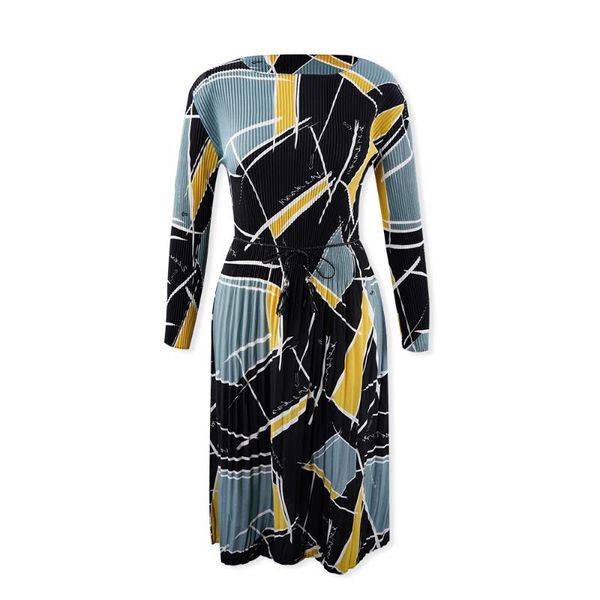 casual dresses spring fashion geometric pattern long sleeve pleated dress for women chiffon vestidos streetwear color block female, Black;gray
casual dresses spring fashion geometric pattern long sleeve pleated dress for women chiffon vestidos streetwear color block female, Black;gray