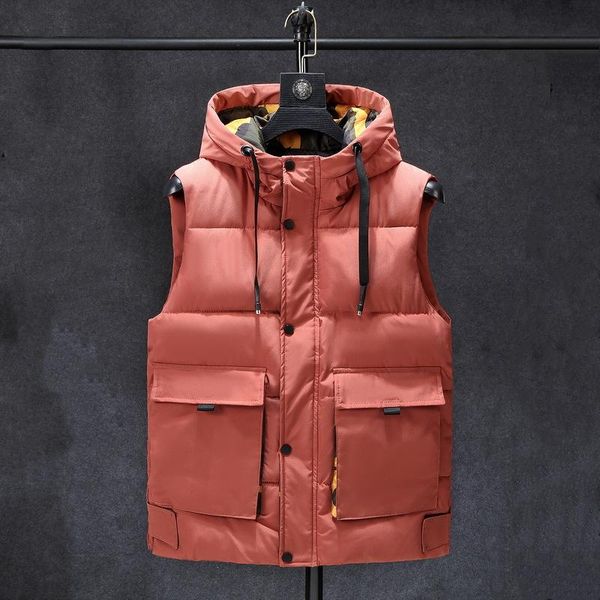 men's vests fashion mens jacket sleeveless vest hoodie winter thermal warm casual coats male cotton for men thicken waistcoat, Black;white
men's vests fashion mens jacket sleeveless vest hoodie winter thermal warm casual coats male cotton for men thicken waistcoat, Black;white
