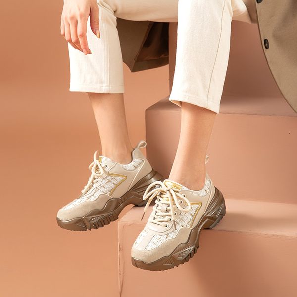 dress shoes chunky sneakers women synthetic leather patchwork round toe lace-up female casual flat shoes fashion trainers 29398, Black
dress shoes chunky sneakers women synthetic leather patchwork round toe lace-up female casual flat shoes fashion trainers 29398, Black