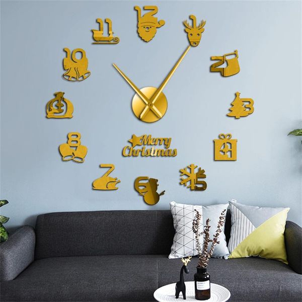 wall clocks christmas frameless diy mute clock 3d mirror surface sticker home decor creative removable art decal
wall clocks christmas frameless diy mute clock 3d mirror surface sticker home decor creative removable art decal