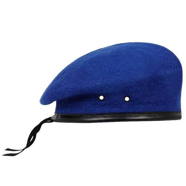 berets wool military caps men's army woolen beanies outdoor breathable soldier training bone navy hat for men, Blue;gray
berets wool military caps men's army woolen beanies outdoor breathable soldier training bone navy hat for men, Blue;gray