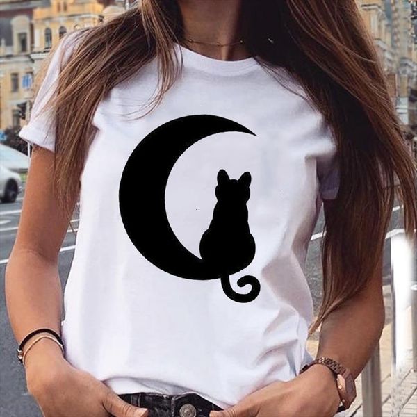 graphic spring summer geometric women t shirt cat fashion aesthetic animal short sleeve print female clothes tees, White
graphic spring summer geometric women t shirt cat fashion aesthetic animal short sleeve print female clothes tees, White