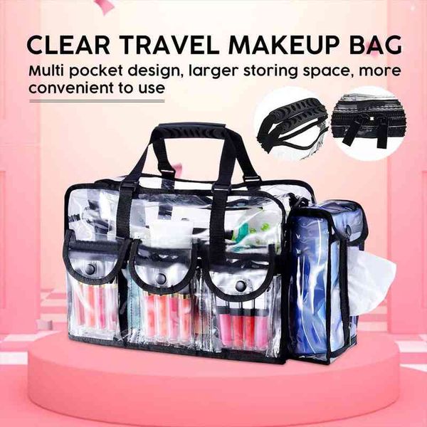 large capacity cosmetic pvc transparent bag travel tote clear organizer waterproof professinal make up
large capacity cosmetic pvc transparent bag travel tote clear organizer waterproof professinal make up