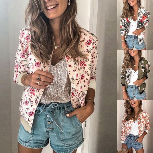 women's jackets women retro floral printed ladies zipper up bomber outwear spring long sleeve short thin slim pocket biker coats 21730, Black;brown
women's jackets women retro floral printed ladies zipper up bomber outwear spring long sleeve short thin slim pocket biker coats 21730, Black;brown