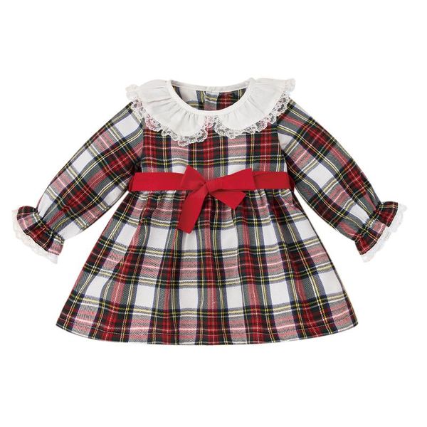 girl's dresses kids baby girls long sleeves turndown collar plaid printed birthday party dress casual loose short children clothes, Red;yellow
girl's dresses kids baby girls long sleeves turndown collar plaid printed birthday party dress casual loose short children clothes, Red;yellow