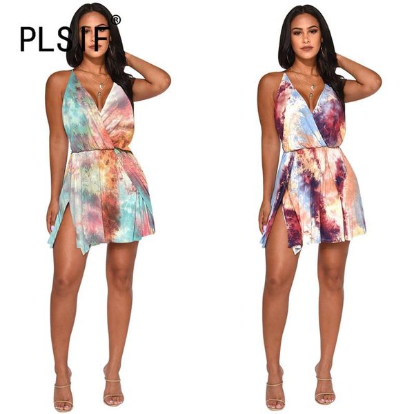 deep v neck sleeveless tie-dye skinny mini dress tight club party lady fashion sheath high street casual dresses, Black;gray
deep v neck sleeveless tie-dye skinny mini dress tight club party lady fashion sheath high street casual dresses, Black;gray