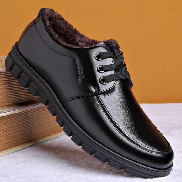 2021 autumn and winter new men's business formal leather shoes breathable casual plush warm cotton, Black
2021 autumn and winter new men's business formal leather shoes breathable casual plush warm cotton, Black