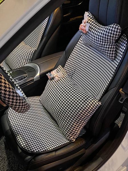 seat cushions 2021 houndstooth series four seasons universal pillow car waist headrest neck ornament
seat cushions 2021 houndstooth series four seasons universal pillow car waist headrest neck ornament