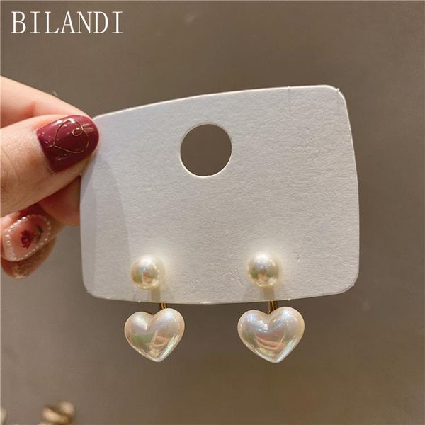 dangle & chandelier bilandi s925 needle sweet jewelry heart earrings design simulated pearl love drop for girl fine accessories, Silver
dangle & chandelier bilandi s925 needle sweet jewelry heart earrings design simulated pearl love drop for girl fine accessories, Silver