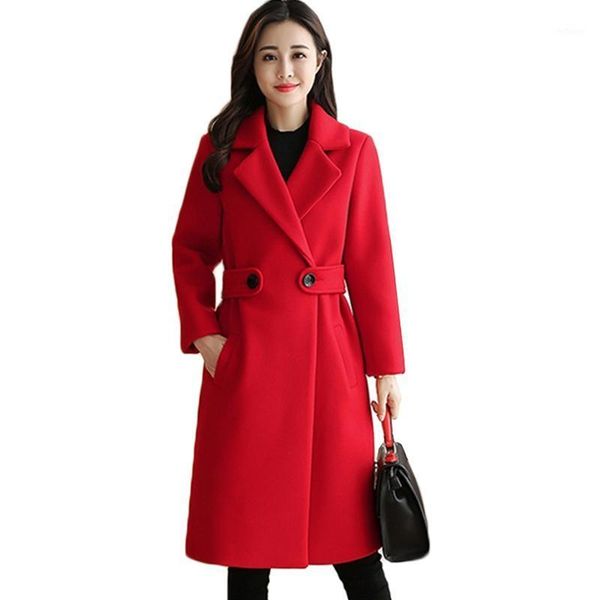 women's wool & blends women woolen coat winter jacket female long warm large size outerwear loose solid k882, Black
women's wool & blends women woolen coat winter jacket female long warm large size outerwear loose solid k882, Black