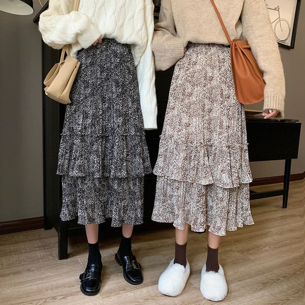 skirts skirt women spring autumn long skirts korean small floral pleated ruffled high waist cake skirt female f05f, Black
skirts skirt women spring autumn long skirts korean small floral pleated ruffled high waist cake skirt female f05f, Black