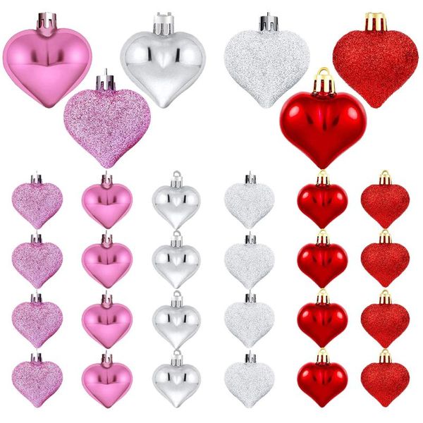 party decoration 24pcs heart ornament for valentine's day tree decor christmas balls decorations home hanging wedding shape supplies
party decoration 24pcs heart ornament for valentine's day tree decor christmas balls decorations home hanging wedding shape supplies