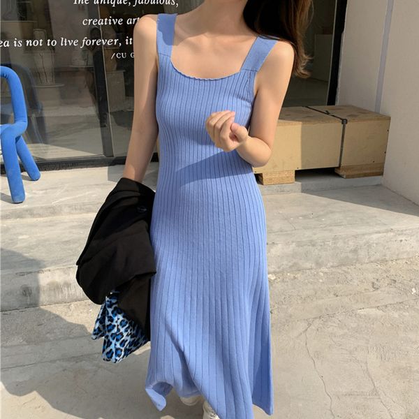 casual dresses square collar sleeveless slim knitted woman suspender spring summer a line slip long wide strap 2021 ix6p, Black;gray
casual dresses square collar sleeveless slim knitted woman suspender spring summer a line slip long wide strap 2021 ix6p, Black;gray