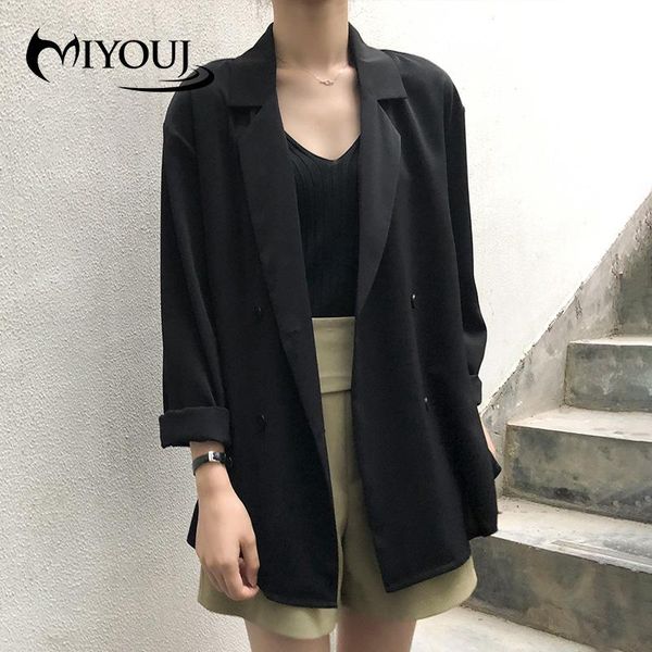 women's suits & blazers miyouj black long jacket women blazer side split sleeve coat spring autumn casual clothing female high street w, White;black
women's suits & blazers miyouj black long jacket women blazer side split sleeve coat spring autumn casual clothing female high street w, White;black