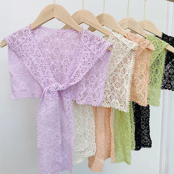 scarves 2021 summer women scarf sunscreen lace shawl crochet wraps knitted thin solid flower hollow out, Blue;gray
scarves 2021 summer women scarf sunscreen lace shawl crochet wraps knitted thin solid flower hollow out, Blue;gray